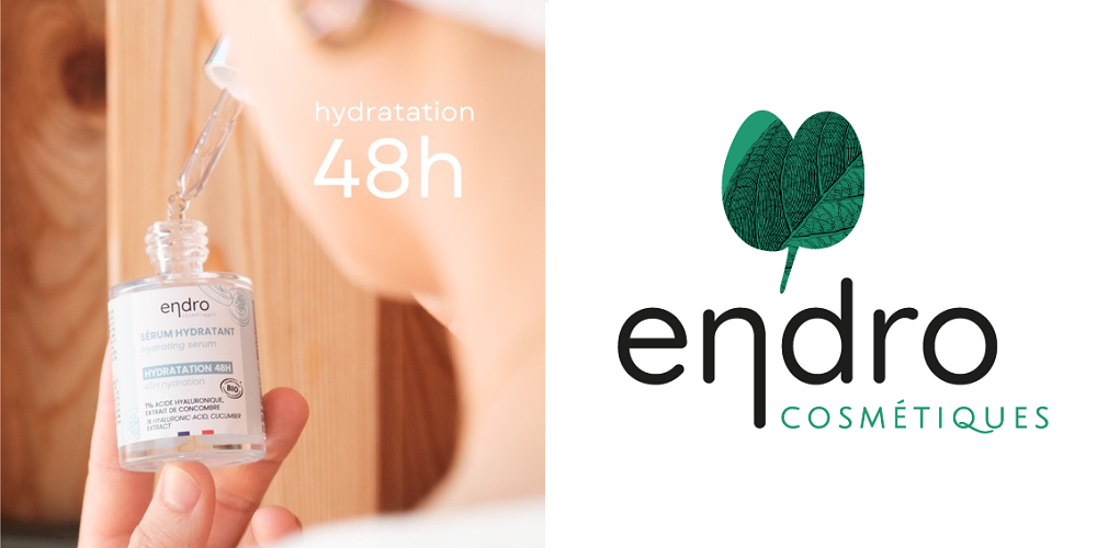endro Cosmètiques Award vindende fugt serum 48H hydration er en 100 % naturlig serum med certificeret økologisk indhold på 20 %.